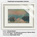 Piżama damska Nyks, Claude Monet