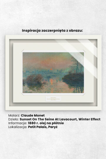 Piżama damska Nyks, Claude Monet