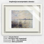 Szlafrok damski Kalamia, Claude Monet