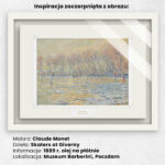 Opaska na oczy Iris, Claude Monet