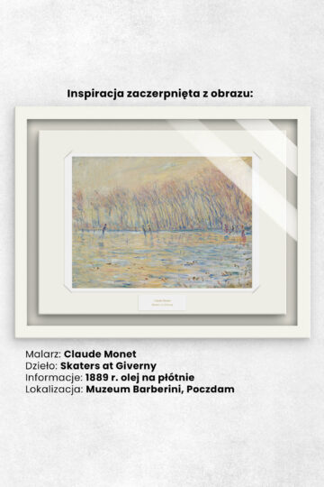Piżama damska Iris II, Claude Monet